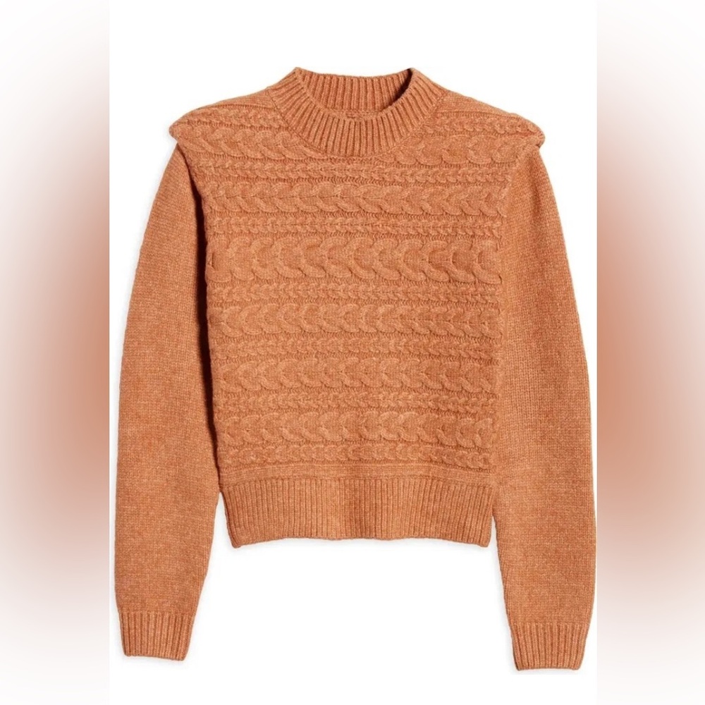 BLANK NYC-Horizontal Cable Crewneck Sweater-Women’s Size: XL-Cry Me A River-NEW!